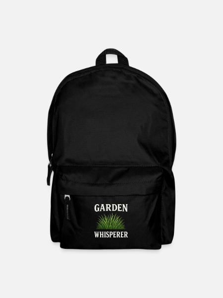 Der Gartenflüsterer – Lustiges Garten Design - Rucksack - Schwarz
