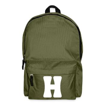 H - Backpack - olive green - Front