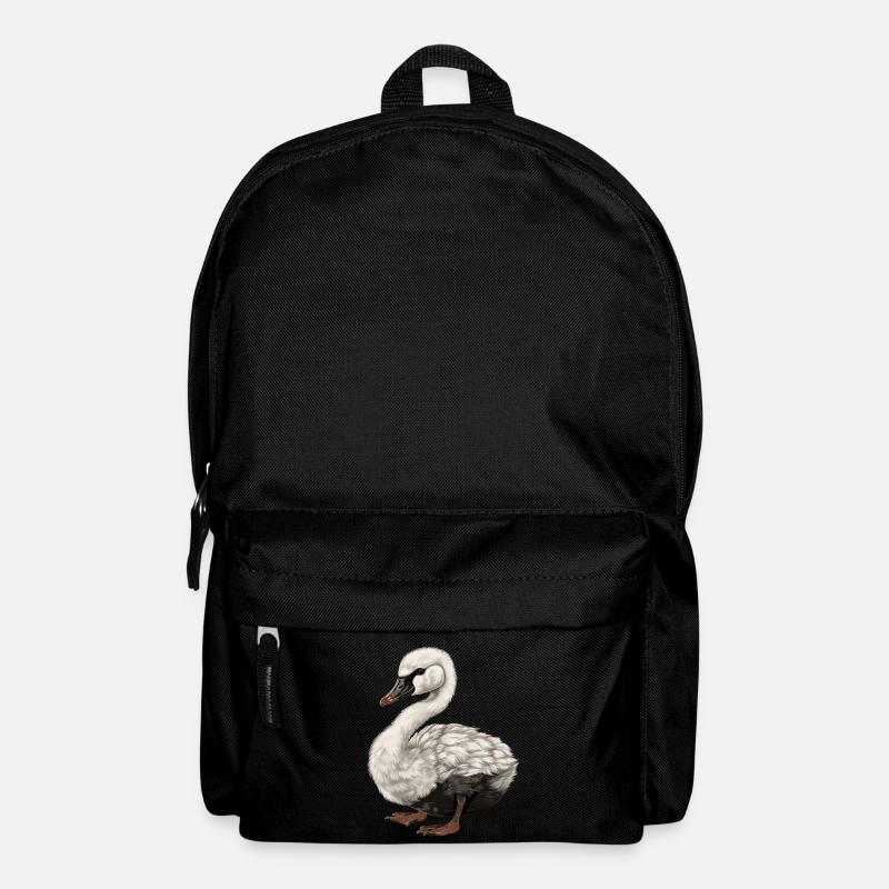Bébé cygne Oiseau Poussin - Sac à dos - noir