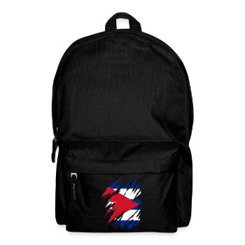 Cuba Flag Caribbean Vacation Cuba Travel Havana - Backpack - black - Front