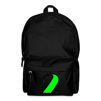 2 JAHRE. 2. JUBILÄUM. GEBURTSTAG 2 JAHRE. 2 - Rucksack - Schwarz - Vorne