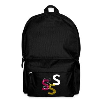 Letter S - Backpack - black - Front