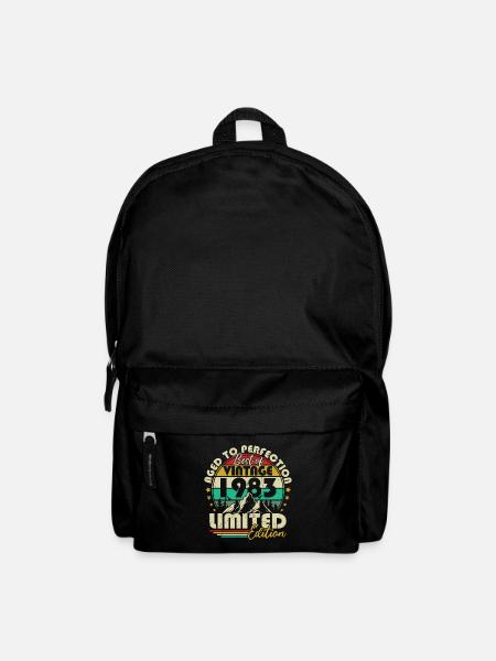 Vintage Jubiläum Jahrgang 1983 Vintage retro 1983 - Rucksack - Schwarz
