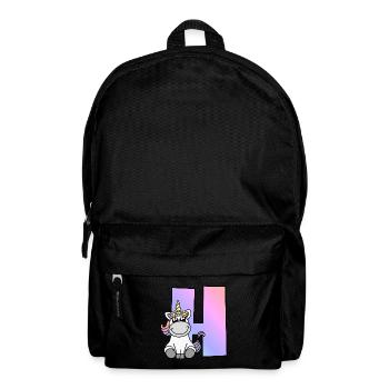Unicorn Letter H - Backpack - black - Front