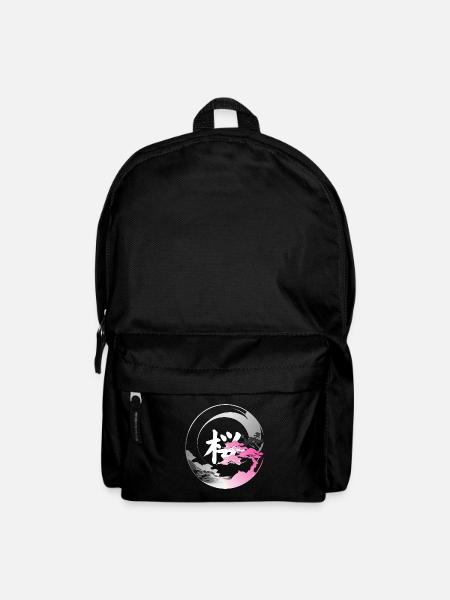 Japan modern enso rose - Backpack - black