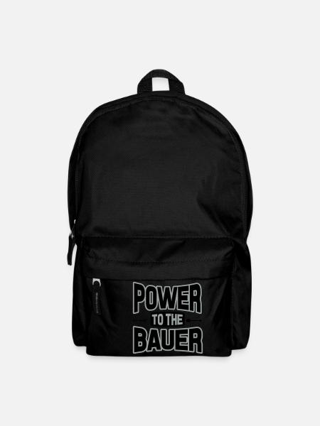 Power to the Bauer - Rucksack - Schwarz