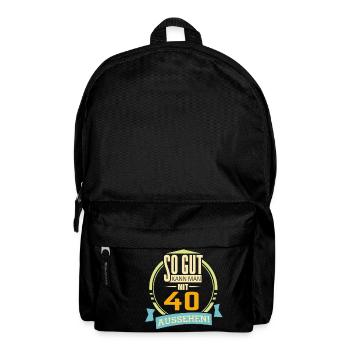 Geburtstag so gut kann man mit 40 aussehen - Rucksack - Schwarz - Vorne