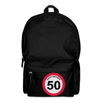 50 - Rucksack - Schwarz - Vorne