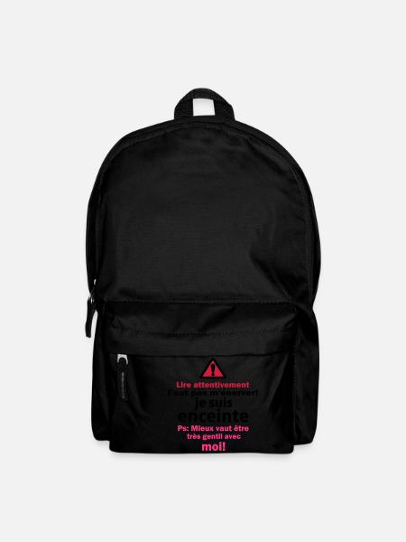 Faut pas m'énerver! - Sac à dos - noir