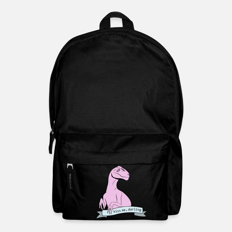 Embrasse-moi, chérie | Mode animaux - Sac à dos - noir