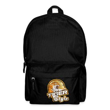 Tigre Cadeau d'anniversaire Idée de Noël T-shirt - Sac à dos - noir - Devant