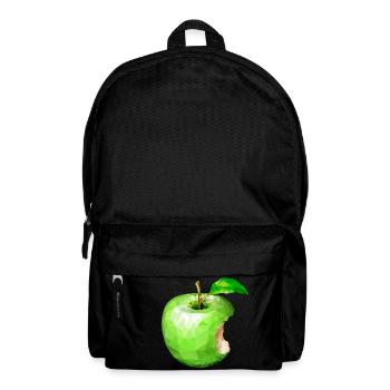 Apfel,Kunst,Obst - Rucksack - Schwarz - Vorne