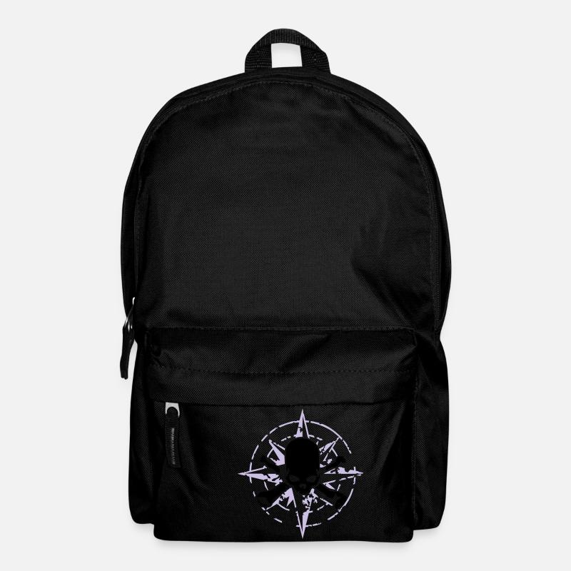 windrose_skull_02_b_2c - Backpack - black