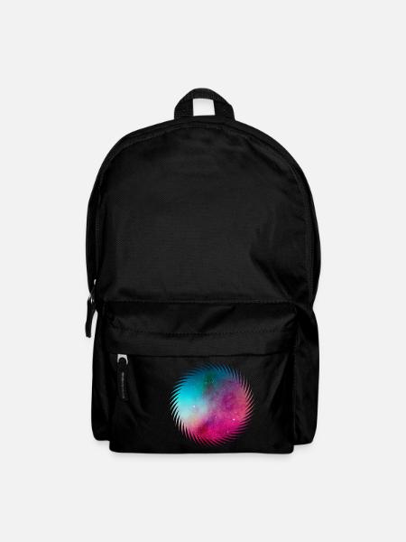 Abstrakte Galaxie - Rucksack - Schwarz