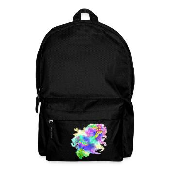 Marienkäfer Blume Sterne Design handgezeichnet - Rucksack - Schwarz - Vorne