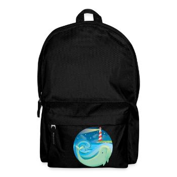 whale - Backpack - black - Front