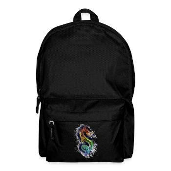 Drache Dragon - Rucksack - Schwarz - Vorne