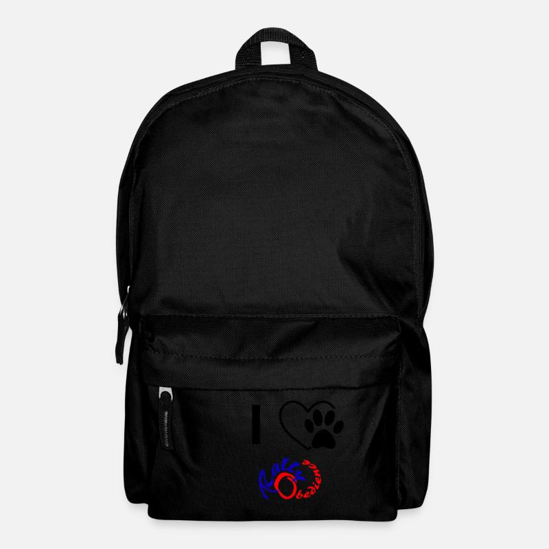 Ich liebe Rallye Obedience - Rucksack - Schwarz