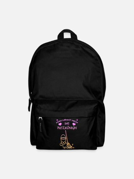 Königin Putzkönigin - Rucksack - Schwarz