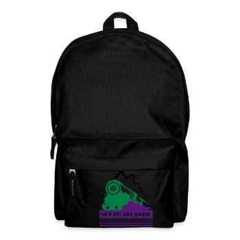 Nordatlantische Art-déco-Eisenbahn - Rucksack - Schwarz - Vorne
