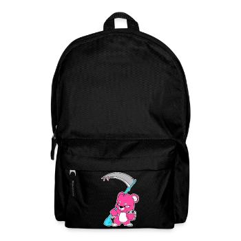 Teddy Sense gift idea cool vector angry kids - Backpack - black - Front