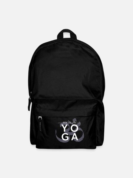 Fokus auf Yoga - Rucksack - Schwarz