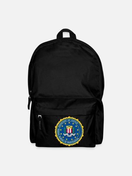 FBI-Siegel - Rucksack - Schwarz