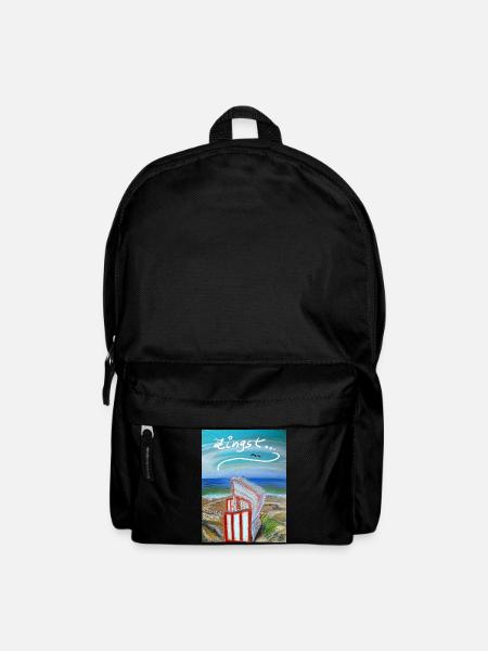 EG Meer I Strandkorb I Zingst I Ostsee l Bild - Rucksack - Schwarz