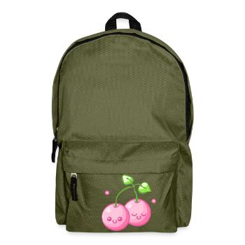 Cherry - Backpack - olive green - Front