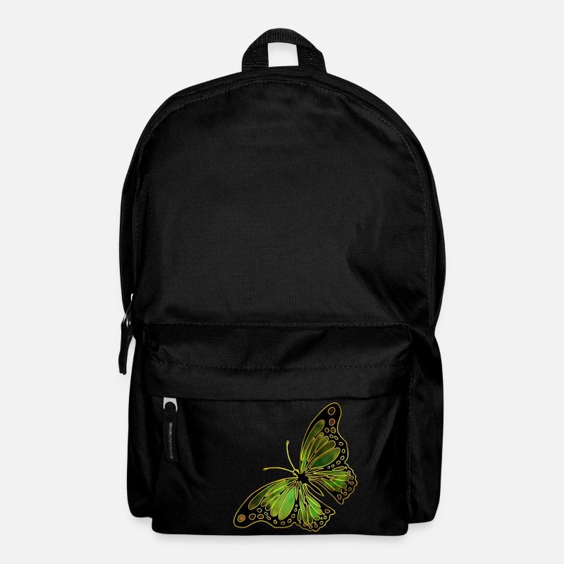 Schmetterling - Rucksack - Schwarz