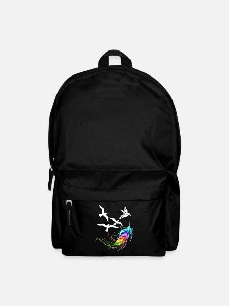 Feder - Rucksack - Schwarz