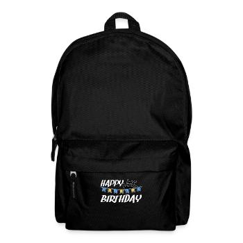 Happy Birthday Birthday Cat Cat Gift - Backpack - black - Front