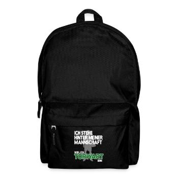 Torhüter Torwart Geschenk Geburtstag Fußball Shirt - Rucksack - Schwarz - Vorne