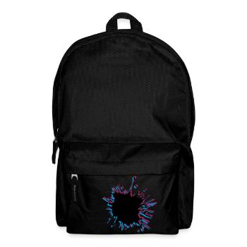 3D blob splashes - Backpack - black - Front