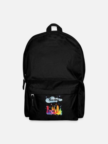 Barcelona City, Barcelona. Barcelona city - Backpack - black