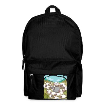 Wolf in sheep's clothing - Backpack - black - Front