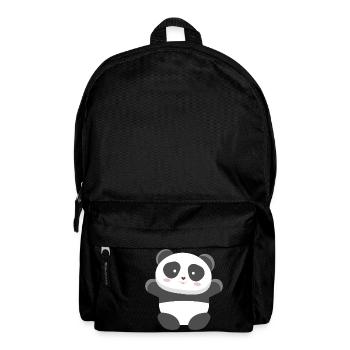 Panda cheers panda bear design - Backpack - black - Front