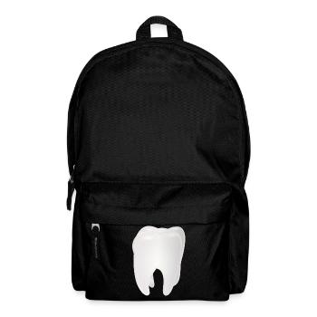 radiant white tooth - Backpack - black - Front