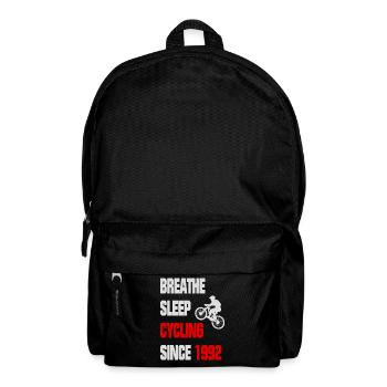1992 Geborerner Radfahrer - Rucksack - Schwarz - Vorne