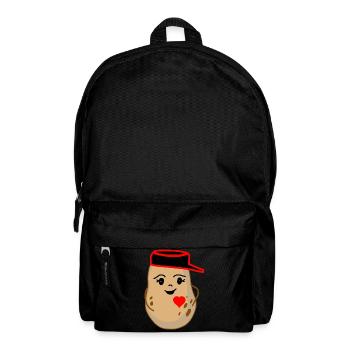 Cordiale pomme de terre Légumes Fantaisie - Sac à dos - noir - Devant