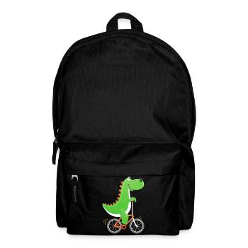 Crocodile vélo alligator vélo - Sac à dos - noir - Devant
