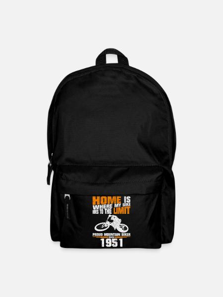 1951 Vététiste né Cyclistes - Sac à dos - noir