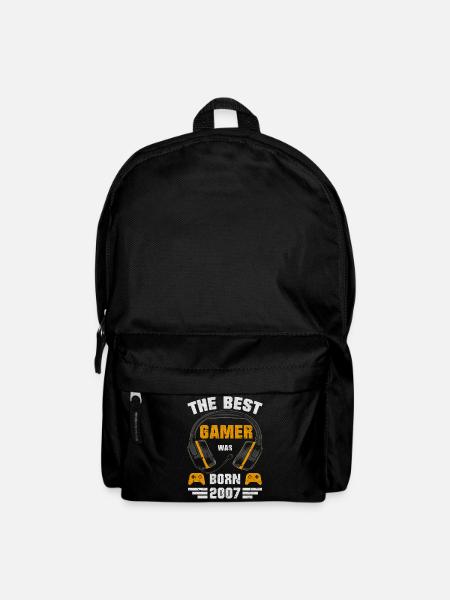 Gaming Geburtstag Gamer 2007 Geboren Geschenk - Rucksack - Schwarz