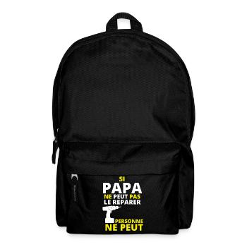 bricoleur, bricoleur, bricolage - Sac à dos - noir - Devant