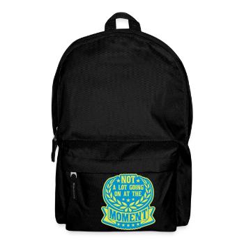 Il ne se passe pas grand-chose - Sac à dos - noir - Devant