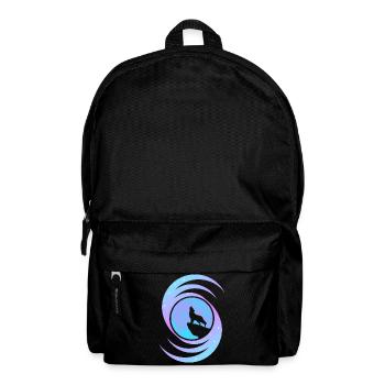 Der Wolf, der den Mond in der Galaxie anheult - Rucksack - Schwarz - Vorne