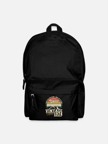 Septembre Né 1974 48e anniversaire Cadeau - Sac à dos - noir