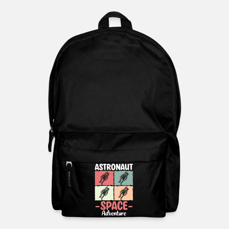 Space Shuttle Spacesuit Star Rocket - Backpack - black