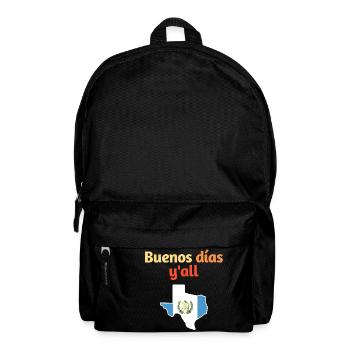 Guatemaltekisch-texanisches Design für Einwanderer - Rucksack - Schwarz - Vorne