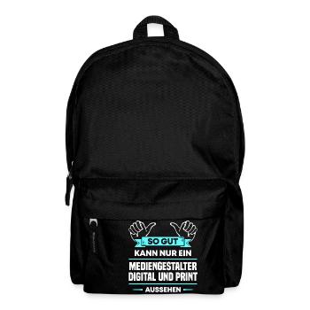 Mediengestalter Digital Print Design für Profis - Rucksack - Schwarz - Vorne